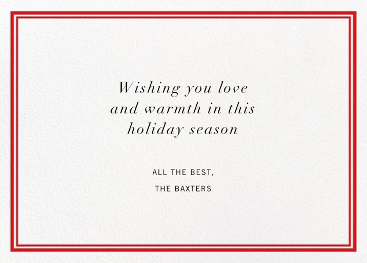Christmas Exclamation - Holiday Card by Jonathan Adler - Back