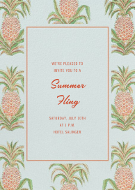 Pineapple Sky - Summer Party Invitation by Schumacher