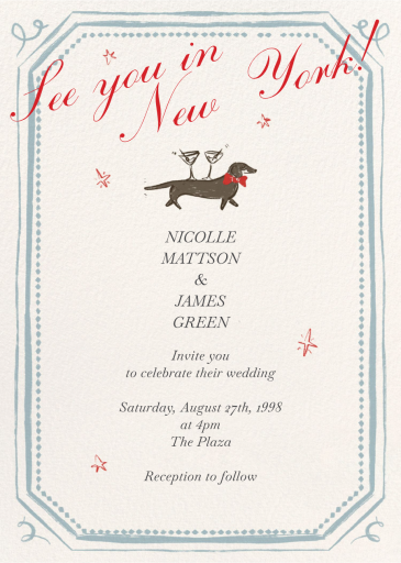 Martini Dog by Ten Story Stationery