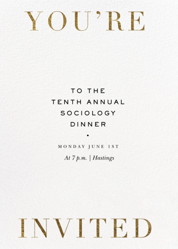 Endlong - Business Dinner Invitation by Paperless Post