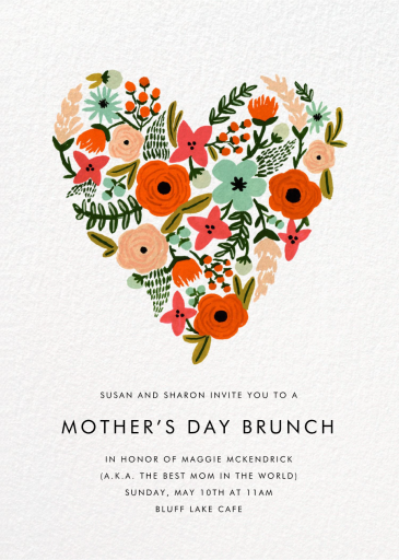 Heart of Plenty - Mother's Day Invitation by Rifle Paper Co.