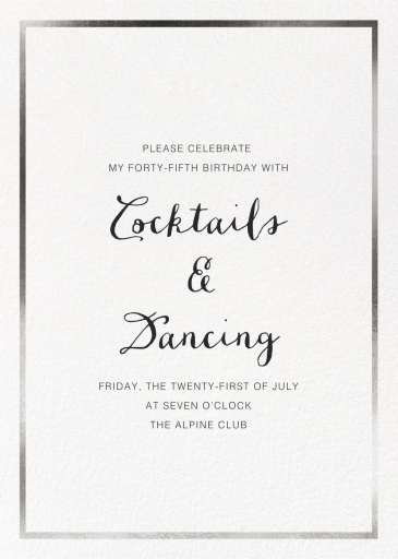 Idylle - Birthday Invitation by Paperless Post