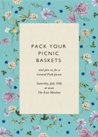 Falling Phlox - Party Invitation by Stephanie Fishwick