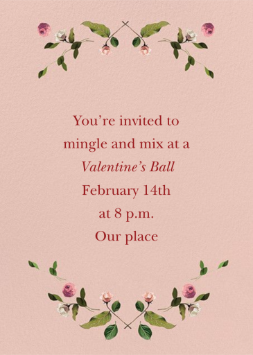 Cortile - Valentine's Day Invitation by Venamour