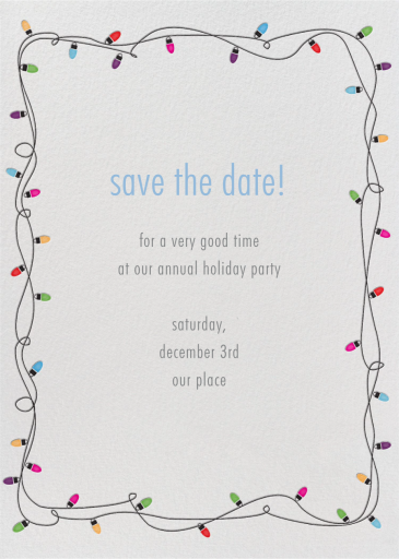 Holiday Lights by Paperless Post