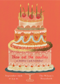 Wish Time - Birthday Invitation by Maisy Summer