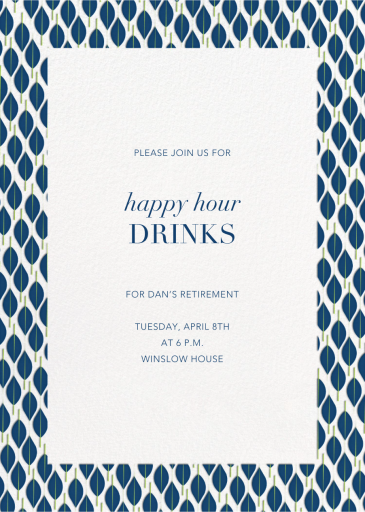Mille Feuille - Happy Hour Invitation by Paperless Post