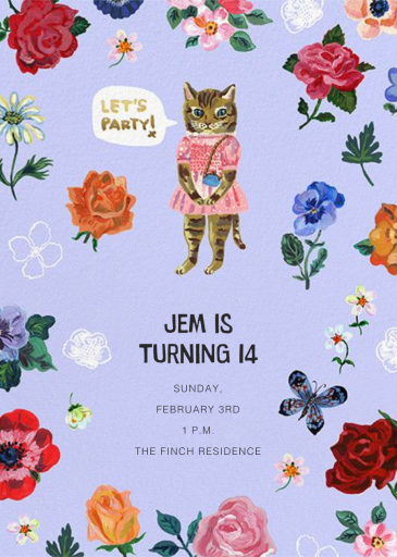 Le Chat (Tall) by Nathalie Lété