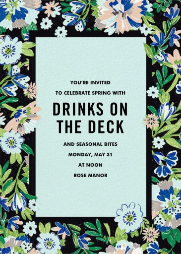 Garden Glory - Garden Party Invitation by kate spade new york