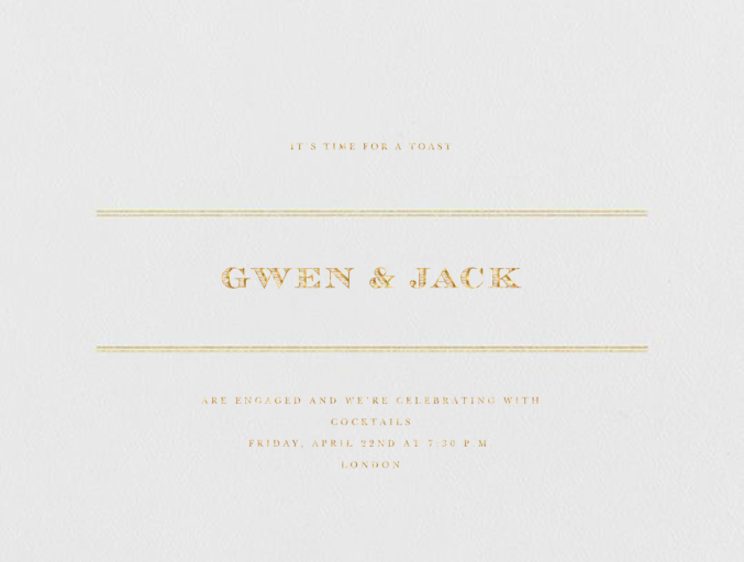 Emerson - Engagement Party Invitation by Paperless Post