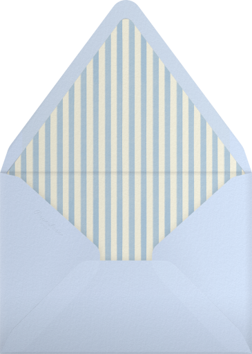 Croissant and Coffee Invitation Envelope