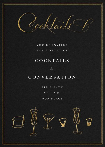 Cocktails Maisner - Business Event Invitation by Bernard Maisner