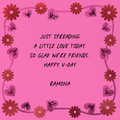 Heart in Hand - Greeting Card by Hello!Lucky - Back