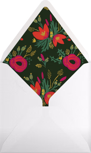 Merry, Bright, and Blooming - Rifle Paper Co. Envelope