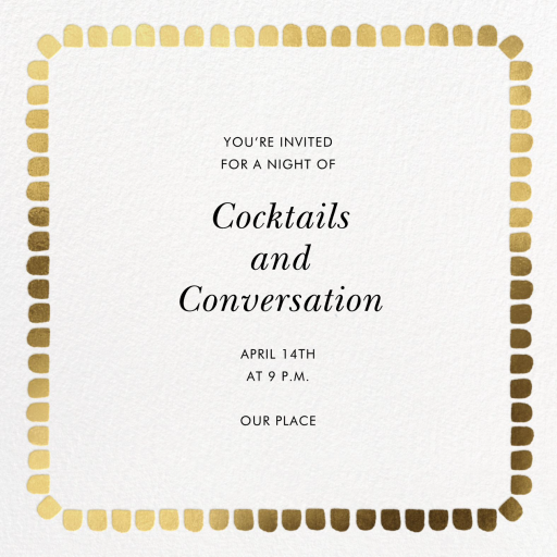 Gumdrop Border - Mother's Day Invitation by kate spade new york