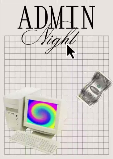 Admin Night | Send online instantly | Free tracking
