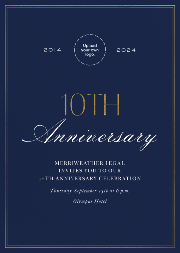 Now and Then - Business Anniversary Invitation by Paperless Post