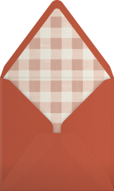 Fox with Balloons Invitation Envelope