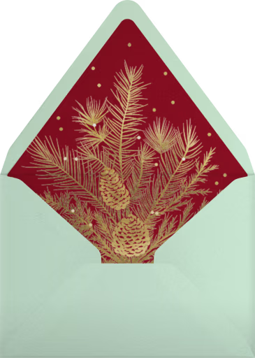 Retro Holidays - Paperless Post Envelope