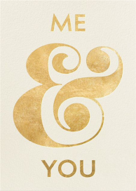Me and You - Valentine's Day Card by kate spade new york