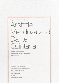 Veldener - Wedding Invitation by Paperless Post