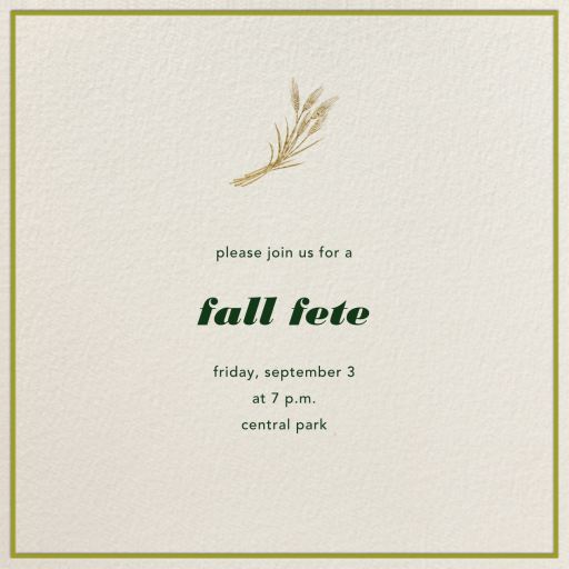 Cream Interior Border by Paperless Post