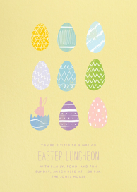 Assorted Eggs by Paperless Post