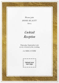 Triple Border (Customizable Template) - Cocktail Party Invitation by Paperless Post