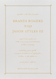 Double Loop Frame I by Paperless Post