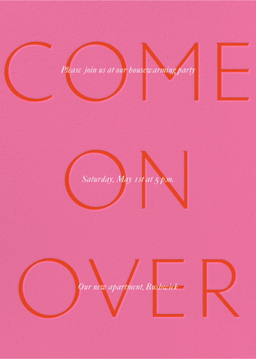 Subtle Text - Housewarming Invitation by Paperless Post