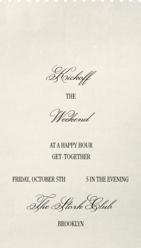 Detailed Note - Invitation by Paperless Post