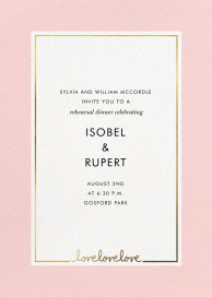 Thirds a Charm - Wedding Weekend Invitation by kate spade new york