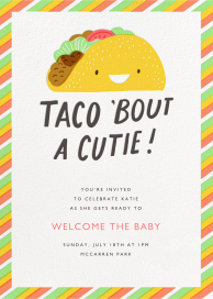 Taco the Town - Baby Shower Invitation by Hello!Lucky