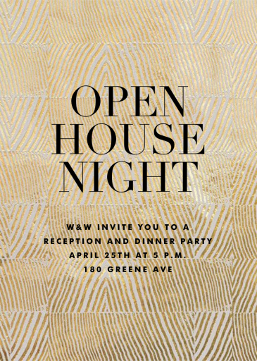 Objet - Open House Invitation by Kelly Wearstler
