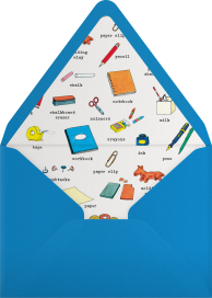 School Bus - Richard Scarry Envelope