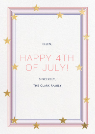 Starry Spectrum - 4th of July Card by Paperless Post