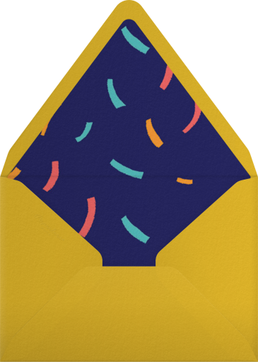 Mark Your Calendar - blue with light blue - Paperless Post Envelope