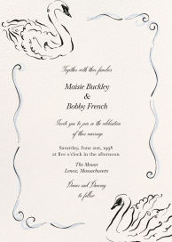 The Swans by Ten Story Stationery