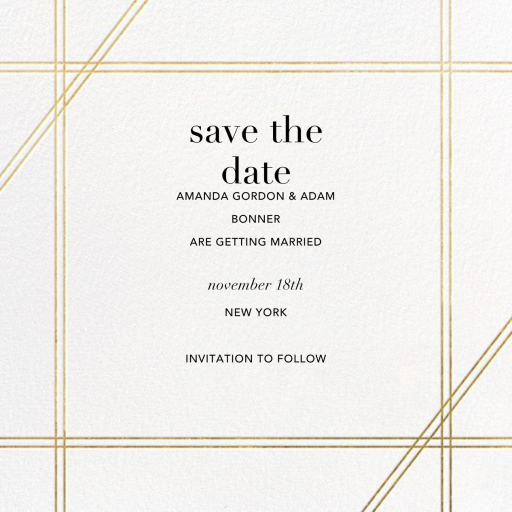 Caning (Save the Date) by Jonathan Adler