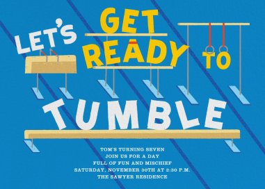 Let's Get Ready to Tumble by Paperless Post
