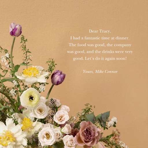 Thermidor - Thank You Card by Putnam & Putnam