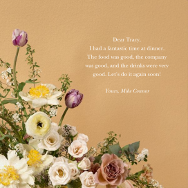 Thermidor - Thank You Card by Putnam & Putnam