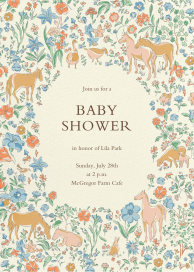 Horses in the Meadow - Baby Shower Invitation by Liberty
