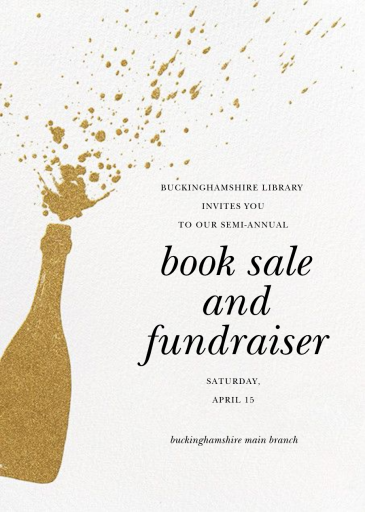 Champers - Gala Invitation by Paperless Post