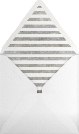 Script Cocktails Outline Invitation Envelope