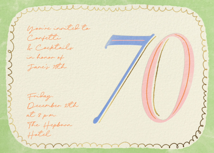 Loopy - Wedding Invitation by Paperless Post