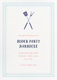 Flip The Burger - Get-Together Invitation by Mr. Boddington's Studio