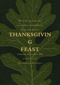 Pressed Oak by Paperless Post