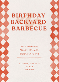 BBQ Picnic - Birthday Invitation by Paperless Post