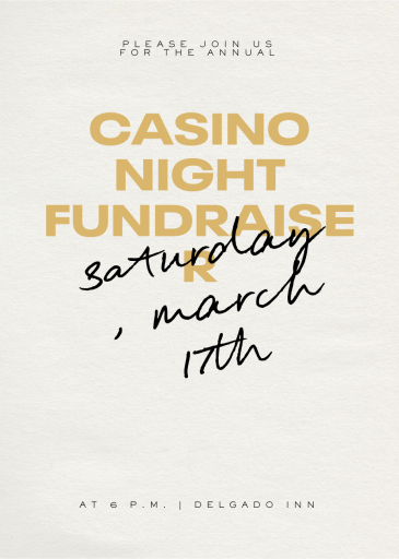 Jot It Down - Fundraiser Invitation by Paperless Post